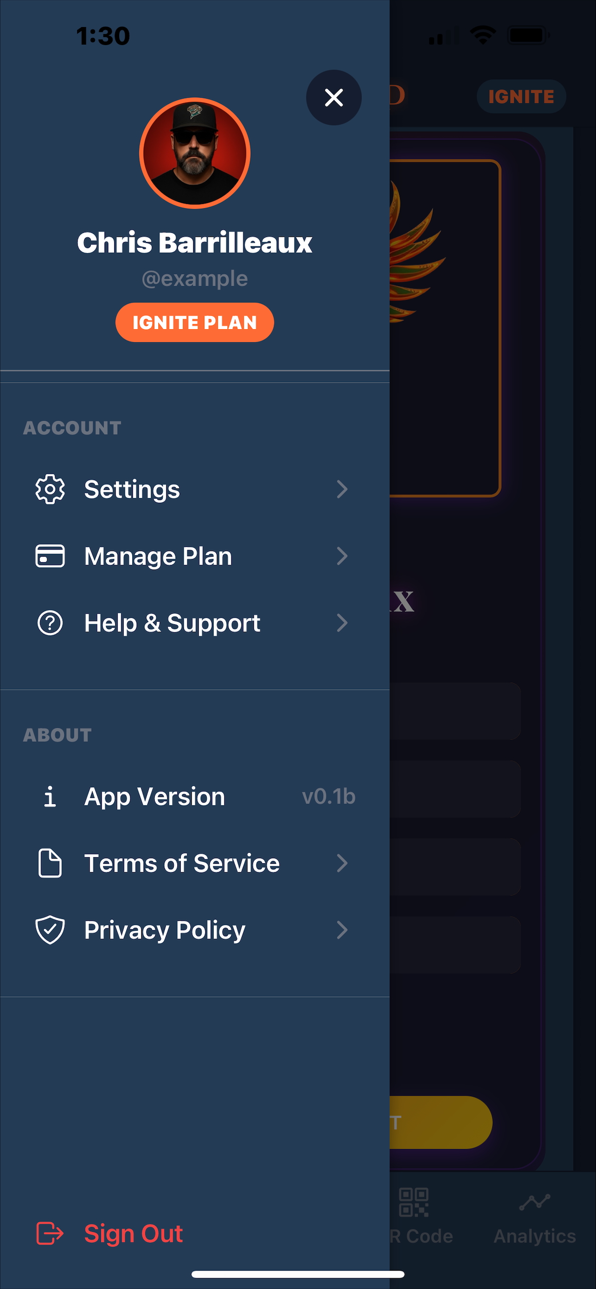 App Settings