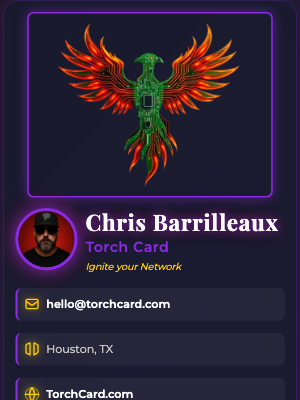 The Blaze Torch Card template